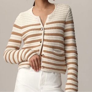 PAIGE Oberon Textured Cardigan Sweater